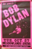 Bob Dylan 9/27/81 Meadowlands Poster