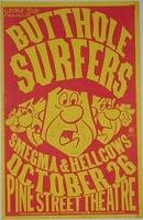 Butthole Surfers Fred Flintstone Punk Flyer Concert Poster