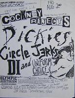 Cockney Rejects Dickies Punk Flyer
