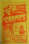 Cramps No Sissies Rare Portland Punk Flyer Concert Poster