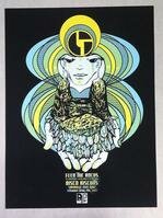 Disco Bisuits Shpongle RJD2 Red Rocks 2013 Colorado Silkscreen Concert Poster