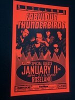 Fabulous Thunderbirds Jimmie Vaughan Portland Concert Poster