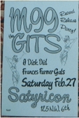 Gits M99 Portland Punk Concert Poster