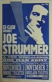 Joe Strummer Clash Portland Punk Flyer Concert Poster