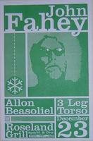 John Fahey Rare Portland Oregon Concert Poster