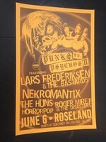 Lars Fredriksen Bastards Nekromantix Huns Portland Concert Poster