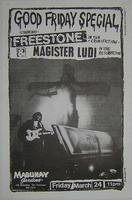 Magister Ludi Freestone Mabuhay Gardens Punk Flyer Concert Poster