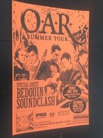 OAR Of A Revolution Bedouin Soundclash Oregon Concert Poster