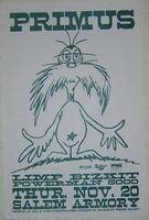 Primus Original 1997 Lorax Dr. Suess Portland Concert Poster