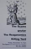Scams Buurlington Punk Concert Poster