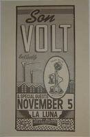 Son Volt Rare Original Mike King Portland Concert Poster