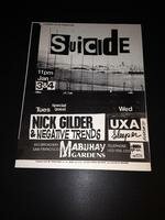 Suicide Martin Rev Alan Vega Electronic Protopunk Synth Punk Flyer