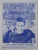 Unwritten Law San Diego Punk Concert Poster